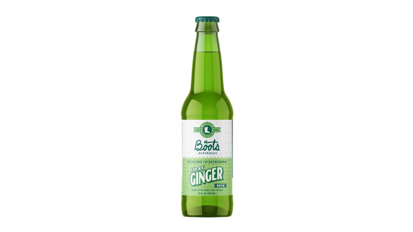 Lucky Ginger Brew Soda - 12 Pack